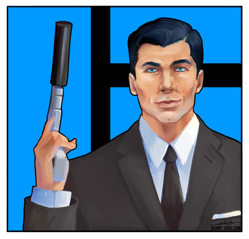 Illustration for article titled SeeBonnyDraw: Archer...of Archer! In Speed Painting Form!